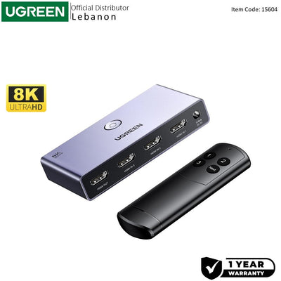 UGREEN 4K HDMI Splitter 1 In 4 Out with Power Adapter (40202EU) in Lebanon - OutGeeked