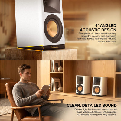Fantech Hako Studio 302 100W 2.0 Bookshelf Speakers with 6 Inputs in Lebanon - OutGeeked