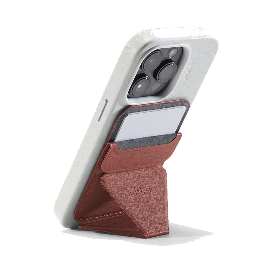 MOFT Snap-on Phone Stand & Wallet (Sienna Brown) - view 2