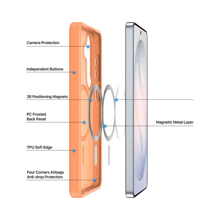 Dux Ducis Yind Series Case for Samsung Galaxy S26 (Orange) - view 2