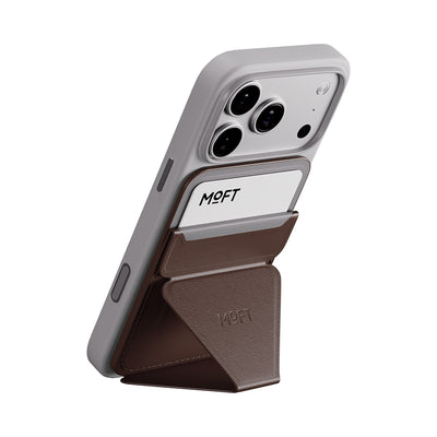 MOFT Snap-on Phone Stand & Wallet (Brownie) - view 2