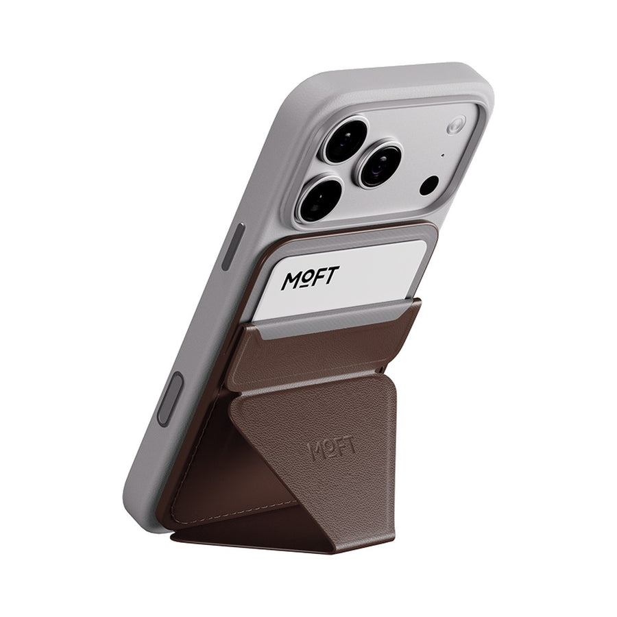 MOFT Snap-on Phone Stand & Wallet (Brownie) - view 2