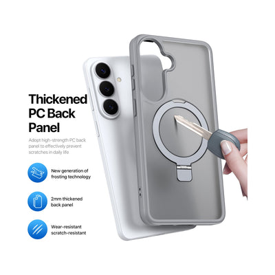 Dux Ducis Yind Series Case with Magnetic Stand for Samsung Galaxy S26 (Grey) - view 2
