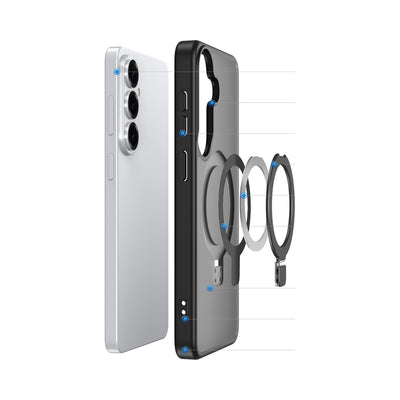 Dux Ducis Yind Series Case with Magnetic Stand for Samsung Galaxy S26 Plus (Black) - view 2