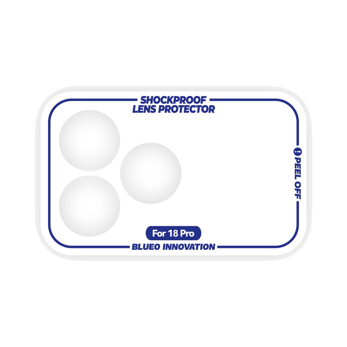 Blueo Invisible Shock-Resistant Lens Module Protection Film | Apple iPhone 18 Pro Lens Protector - view 2