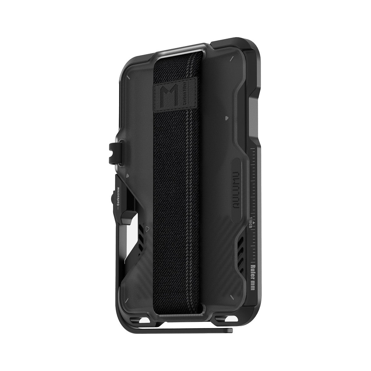 AULUMU G03 Multi-Tool Magnetic Metal Wallet - Frosted (Translucent Gray) - view 2