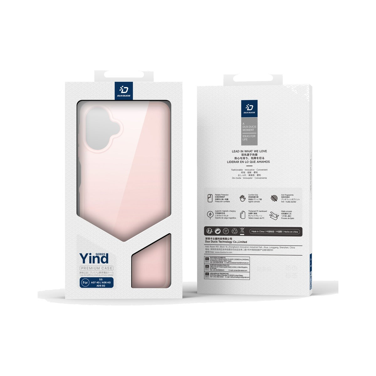 Dux Ducis Yind Series Case for Samsung Galaxy A06 / A07 (Light Pink) - view 2