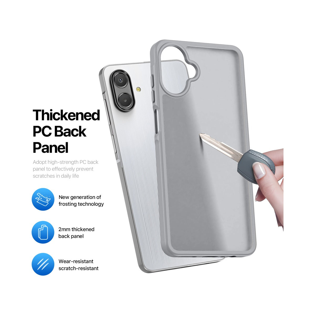 Dux Ducis Yind Series Case for Samsung Galaxy A06 / A07 (Grey) - view 2