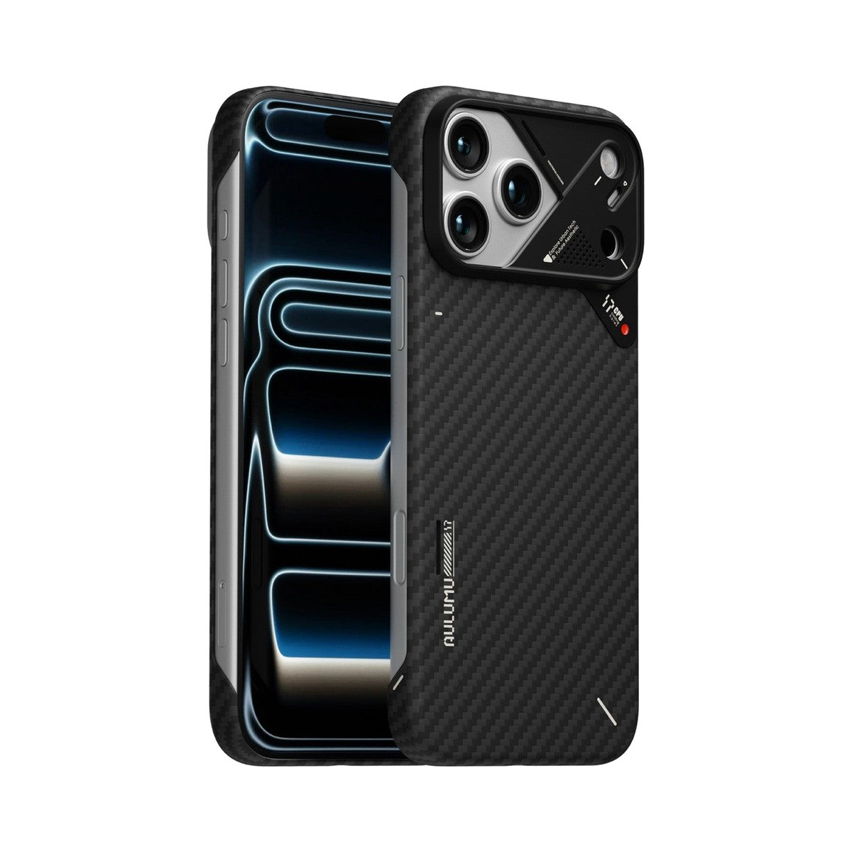 AULUMU A17 Aramid Fiber Case for Apple iPhone 17 Pro Max (Black) - view 2