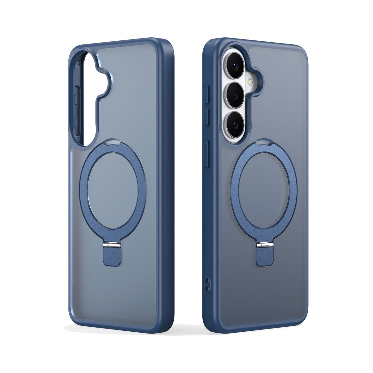 Dux Ducis Yind Series Case with Magnetic Stand for Samsung Galaxy S26 (Dark Blue) - view 2