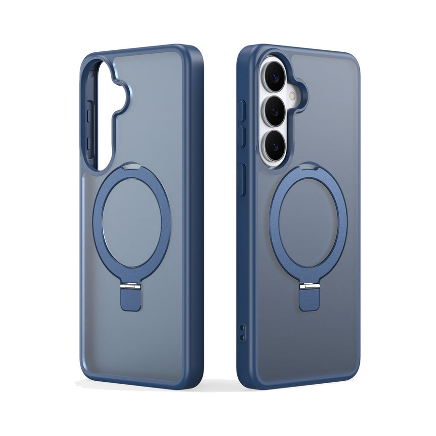 Dux Ducis Yind Series Case with Magnetic Stand for Samsung Galaxy S26 (Dark Blue) - view 2