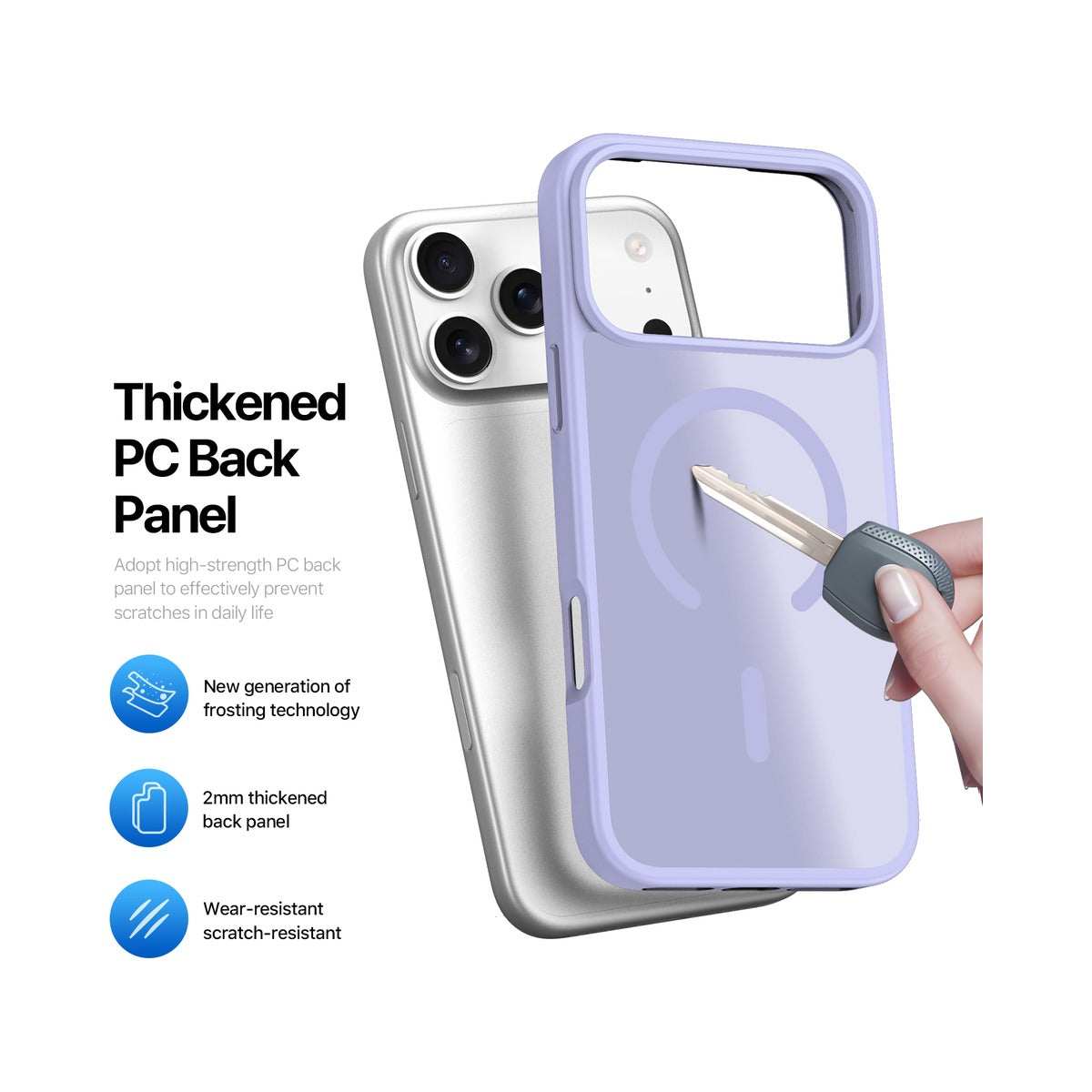 Dux Ducis Yind Series Case for Apple iPhone 17 Pro Max / 18 Pro Max (Light Purple) - view 2