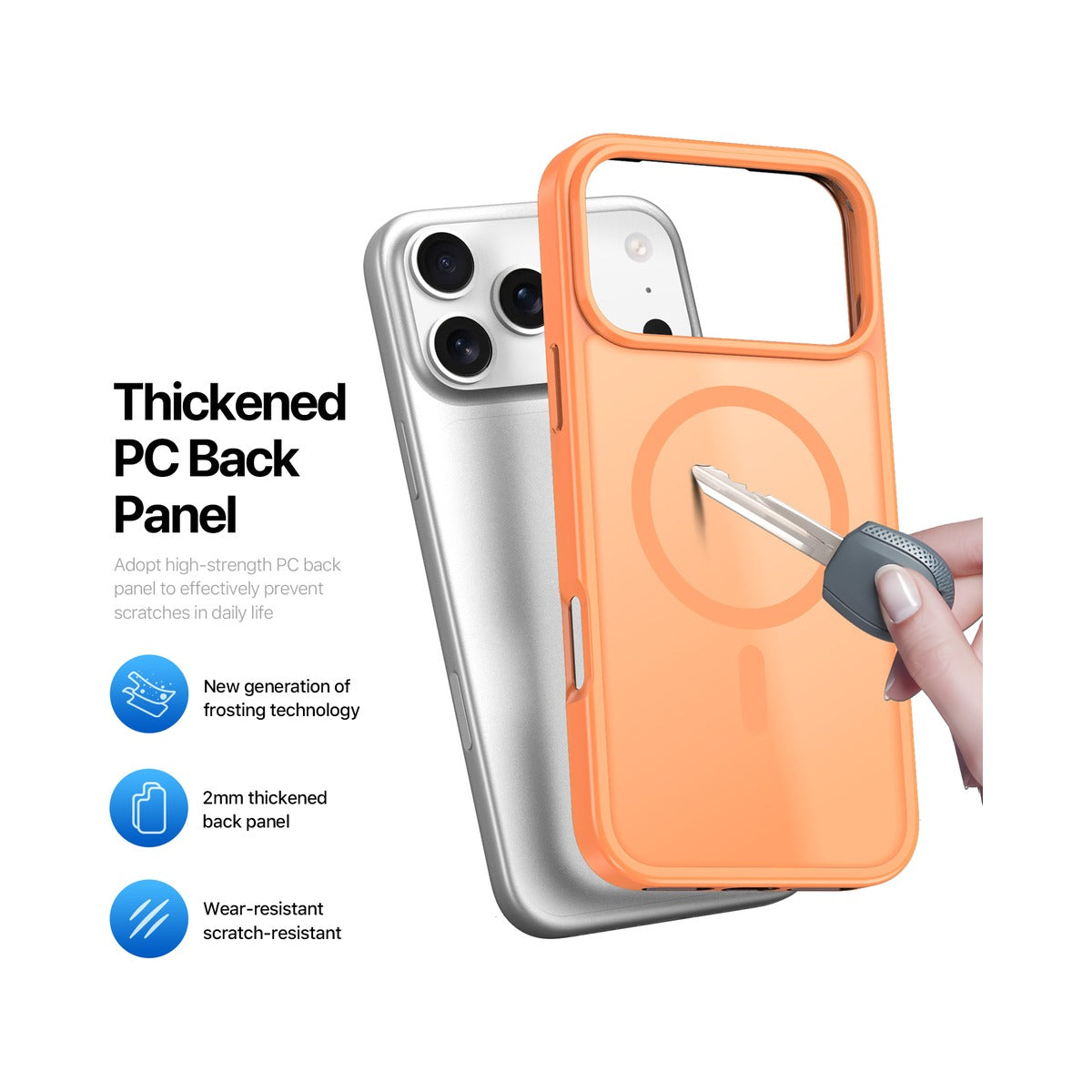 Dux Ducis Yind Series Case for Apple iPhone 17 Pro Max / 18 Pro Max (Orange) - view 3