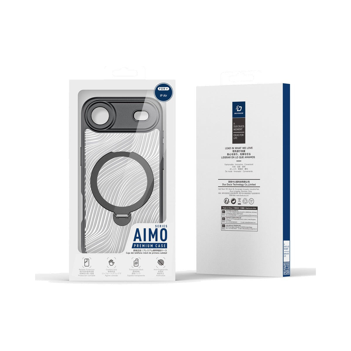 Dux Ducis Aimo Mag Series Case with Magnetic Stand for Apple iPhone Air (Frosted) - view 3