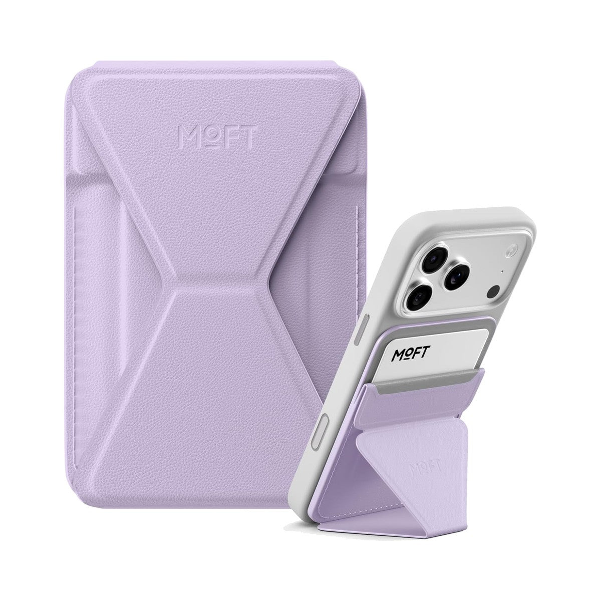 MOFT Snap-on Phone Stand & Wallet (Peony) - view 3