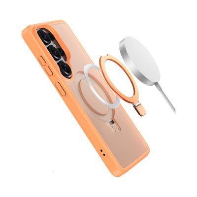 Dux Ducis Yind Series Case with Magnetic Stand for Samsung Galaxy S26 Ultra (Orange) - view 3
