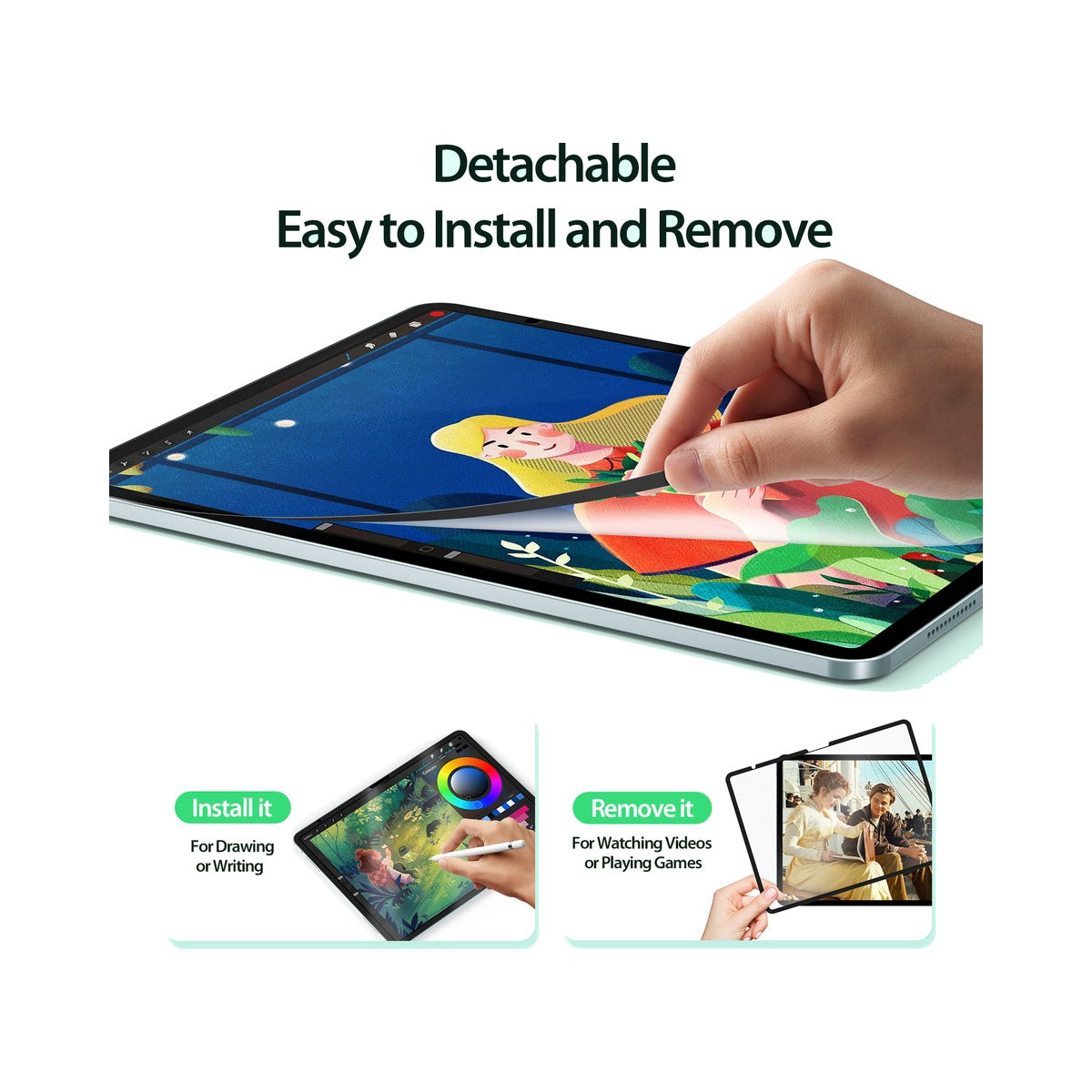 Dux Ducis Naad Paper-Like Screen Protector for Apple iPad Air 11-inch (M2/M3/M4) - view 3
