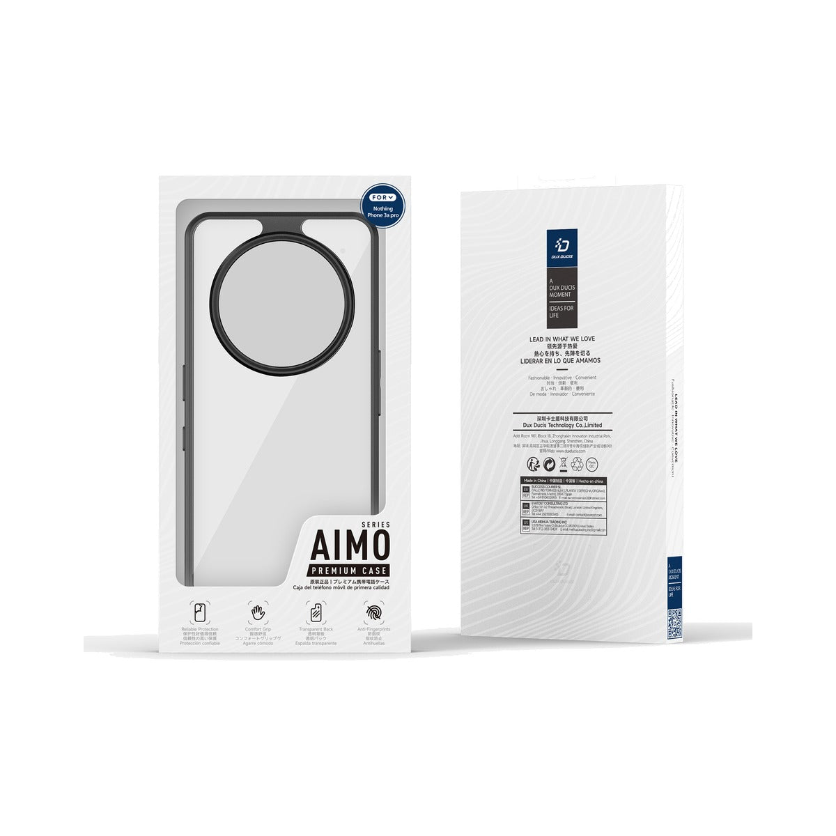 Dux Ducis Aimo Series Case for Nothing Phone 3a Pro (Clear) - view 3