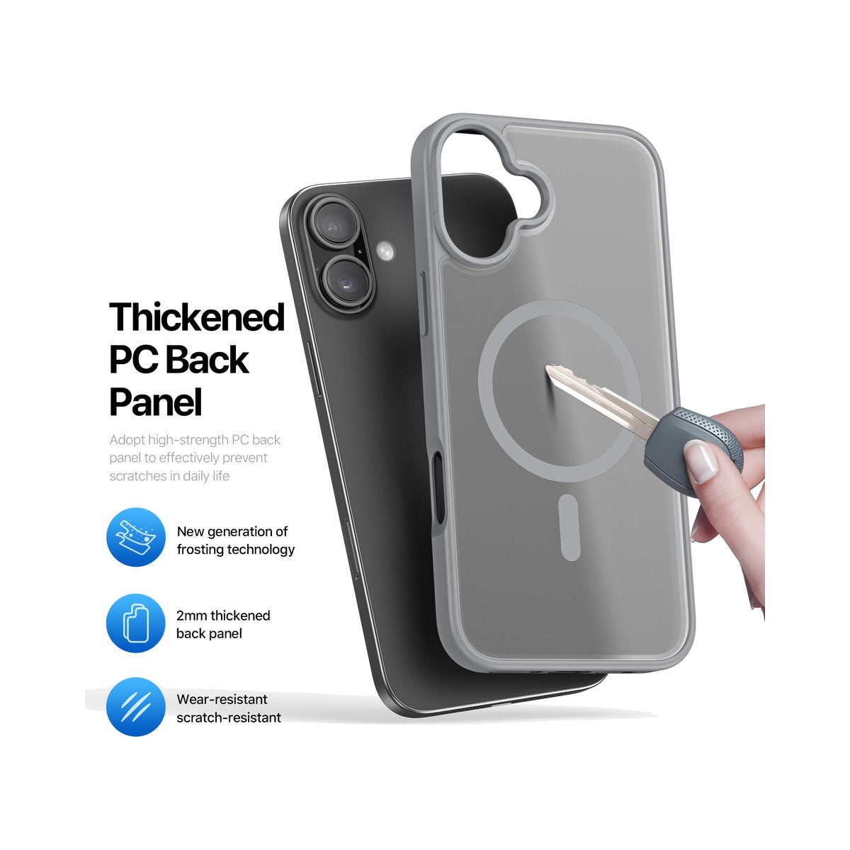 Dux Ducis Yind Series Case for Apple iPhone 17 (Grey) - view 3