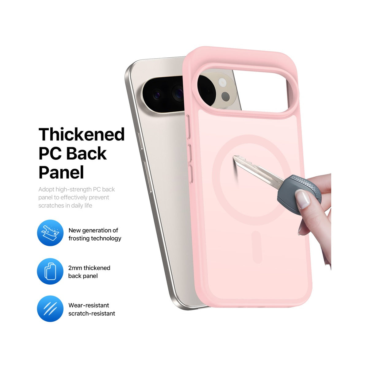 Dux Ducis Yind Series Case for Google Pixel 9 Pro XL / 10 Pro XL / 11 Pro XL (Light Pink) - view 3