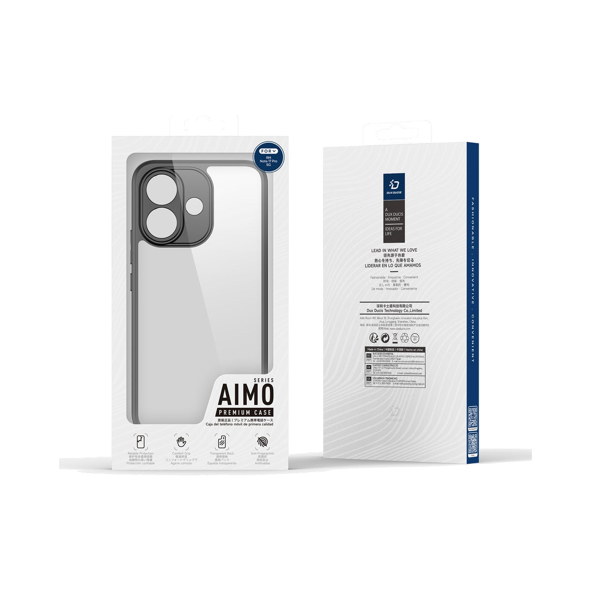 Dux Ducis Aimo Series Case for Redmi Note 17 Pro (Clear) - view 4