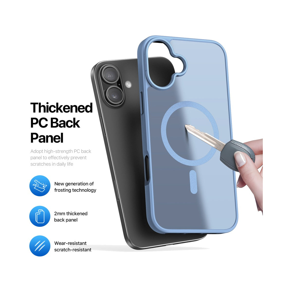 Dux Ducis Yind Series Case for Apple iPhone 17 (Light Blue) - view 4