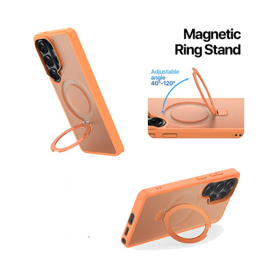 Dux Ducis Yind Series Case with Magnetic Stand for Samsung Galaxy S26 Ultra (Orange) - view 4