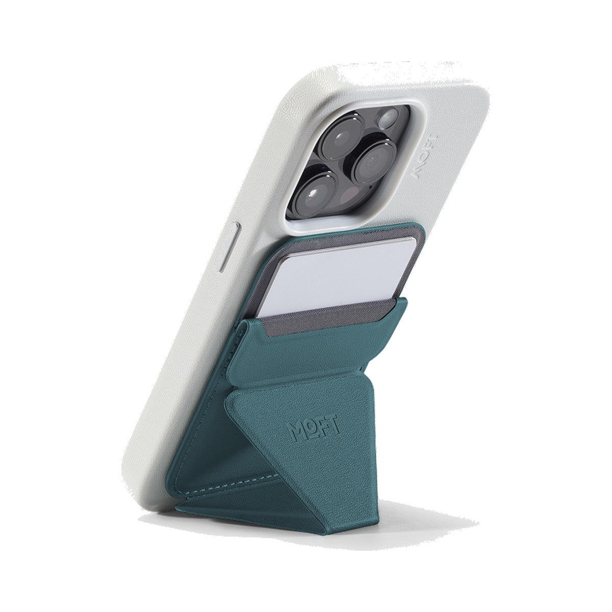 MOFT Snap-on Phone Stand & Wallet (Jungle Green) - view 4