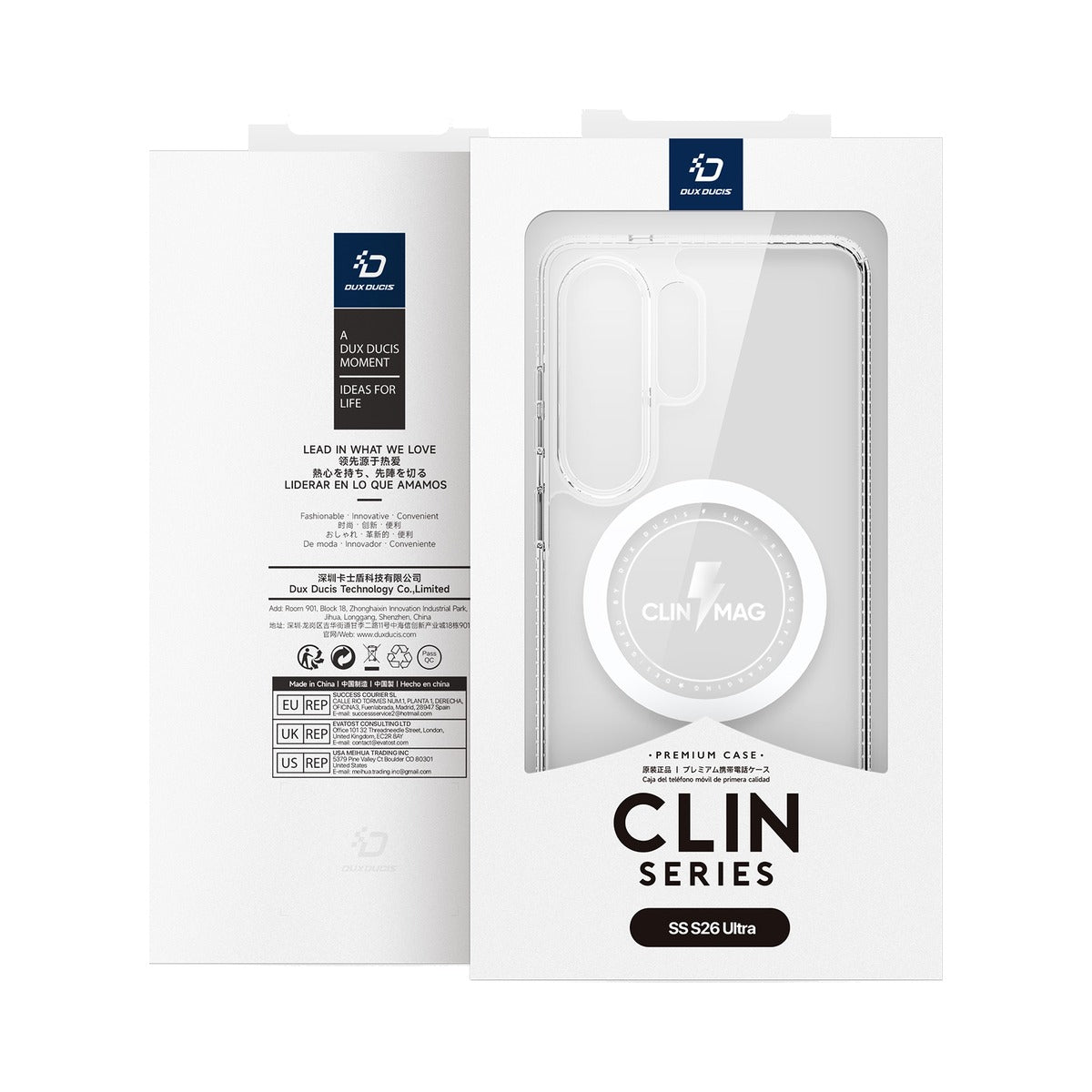 Dux Ducis Clin Mag Series Case for Samsung Galaxy S26 Ultra (Clear) - view 4
