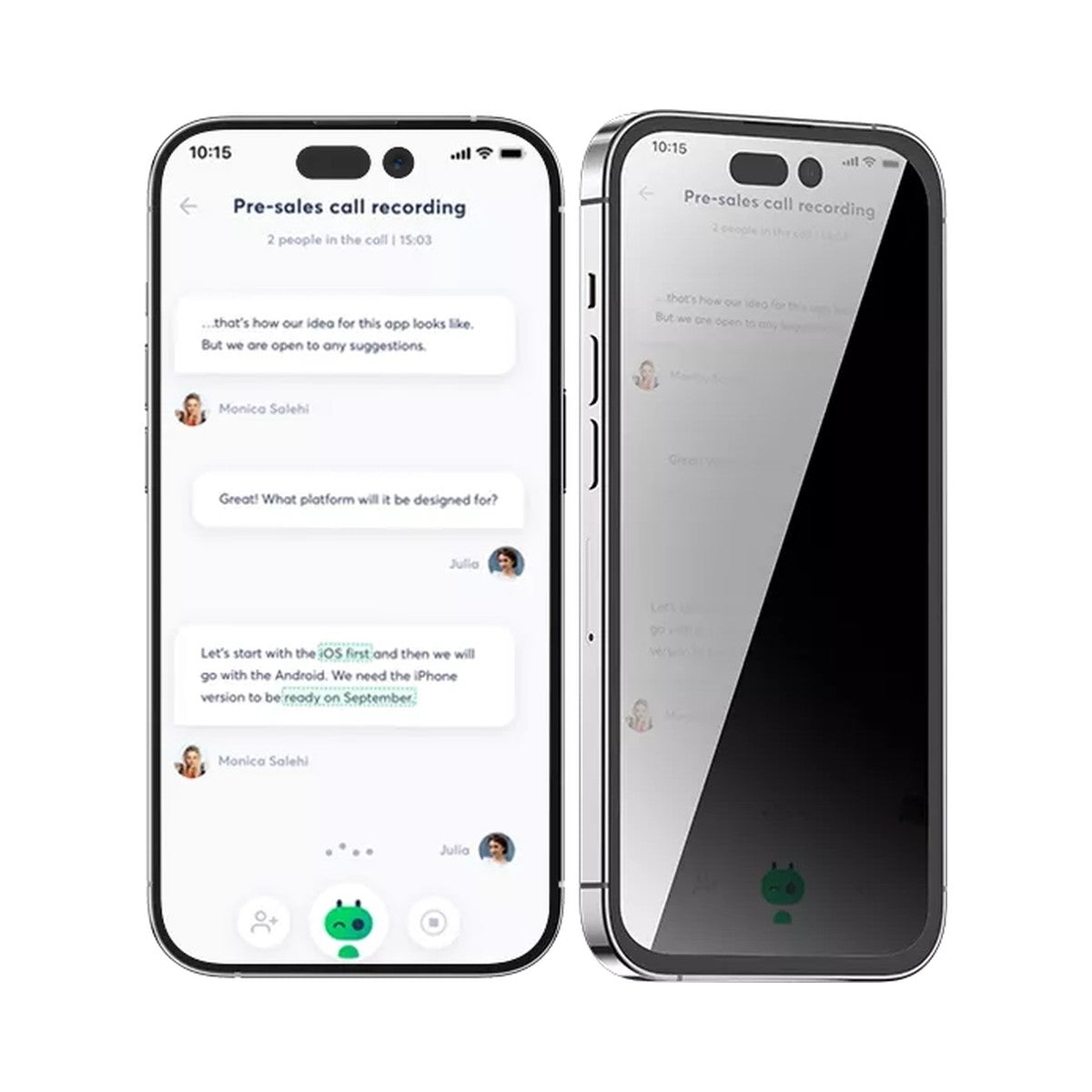 Blueo HD Privacy Anti-Peep Tempered Glass with Applicator | Apple iPhone 16 Pro Max / 17 Pro Max Screen Protector - view 4