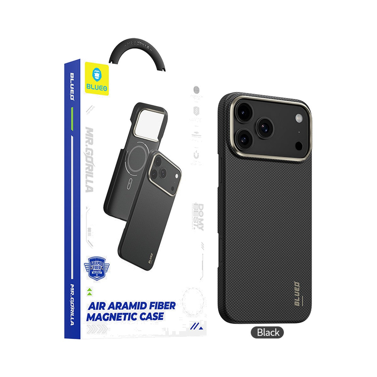 Blueo Air Aramid Fiber Magnetic Case | Apple iPhone 17 Pro Case - view 4