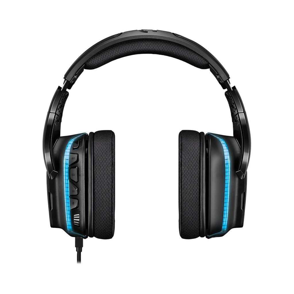 Logitech G635 7.1 LIGHTSYNC Wired Gaming Headset - Black - view 1
