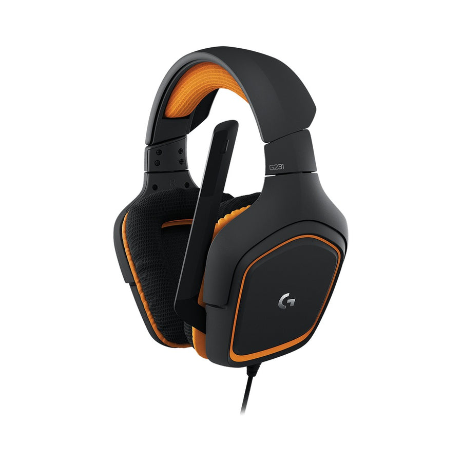 Logitech G231 Prodigy Wired Gaming Headset - Black - view 1