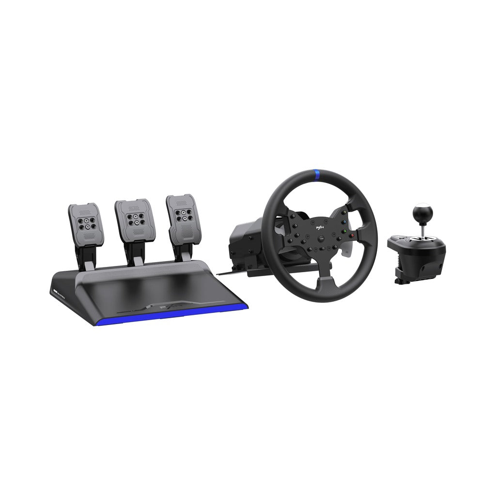 PXN V99 Force Feedback Racing Wheel (with pedals and shifter) - view 1