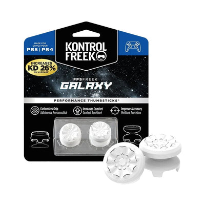 KontrolFreek FPS Freek Galaxy Performance Thumbsticks (PS5/PS4) – White - view 1