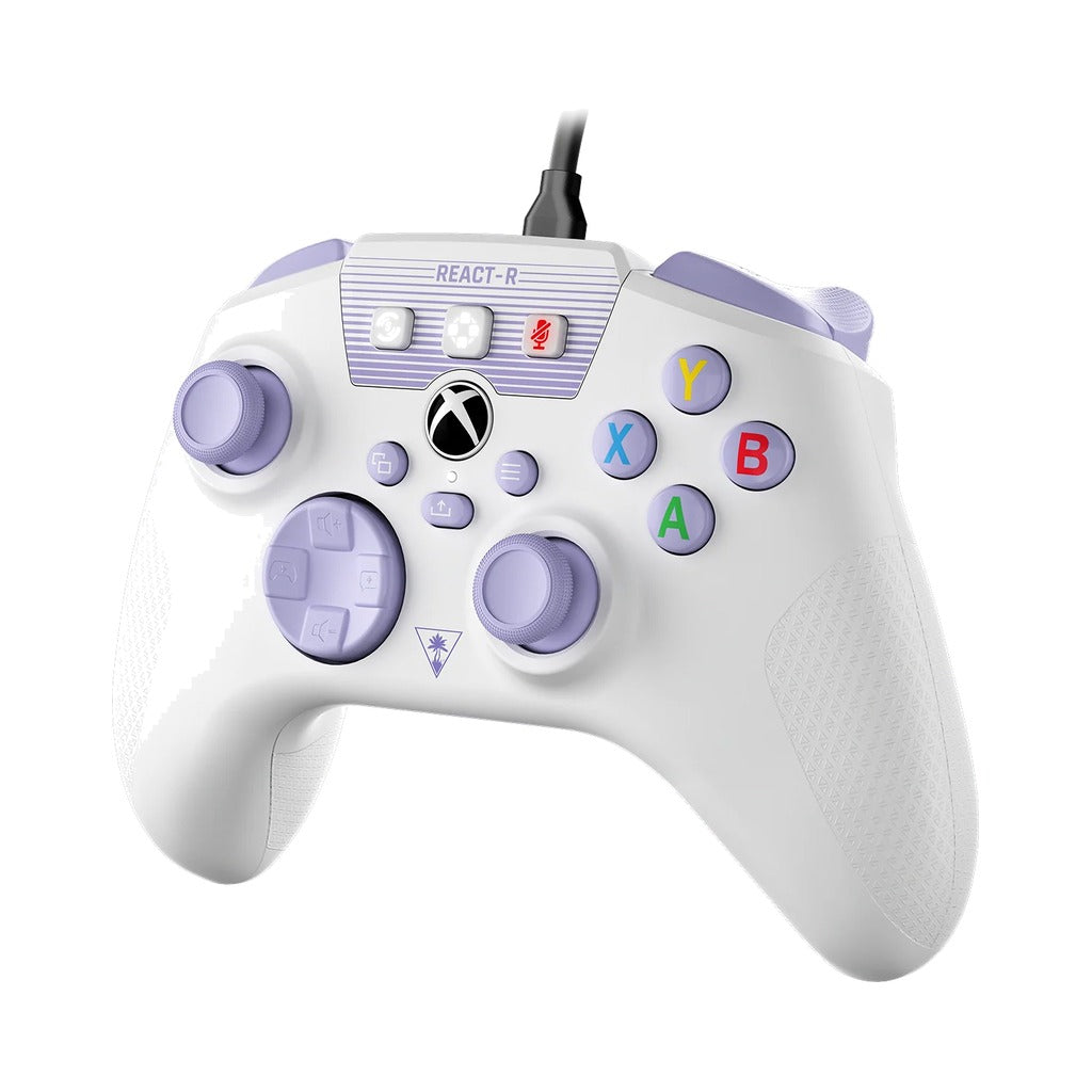 Turtle Beach REACT-R Controller for Xbox – White/Purple - view 1