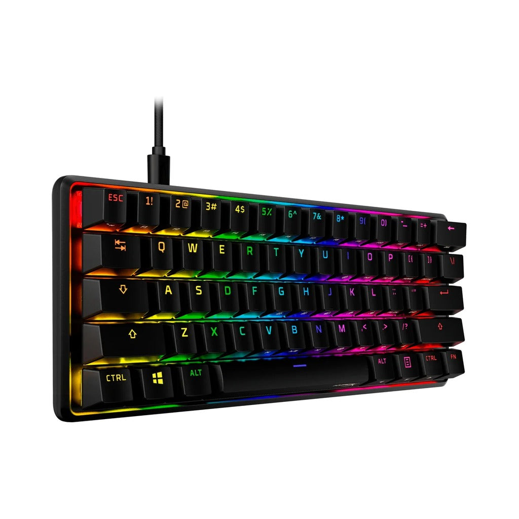 HyperX Alloy Origins 60 Mechanical Gaming Keyboard - Black (HyperX Red Linear, US) - view 1