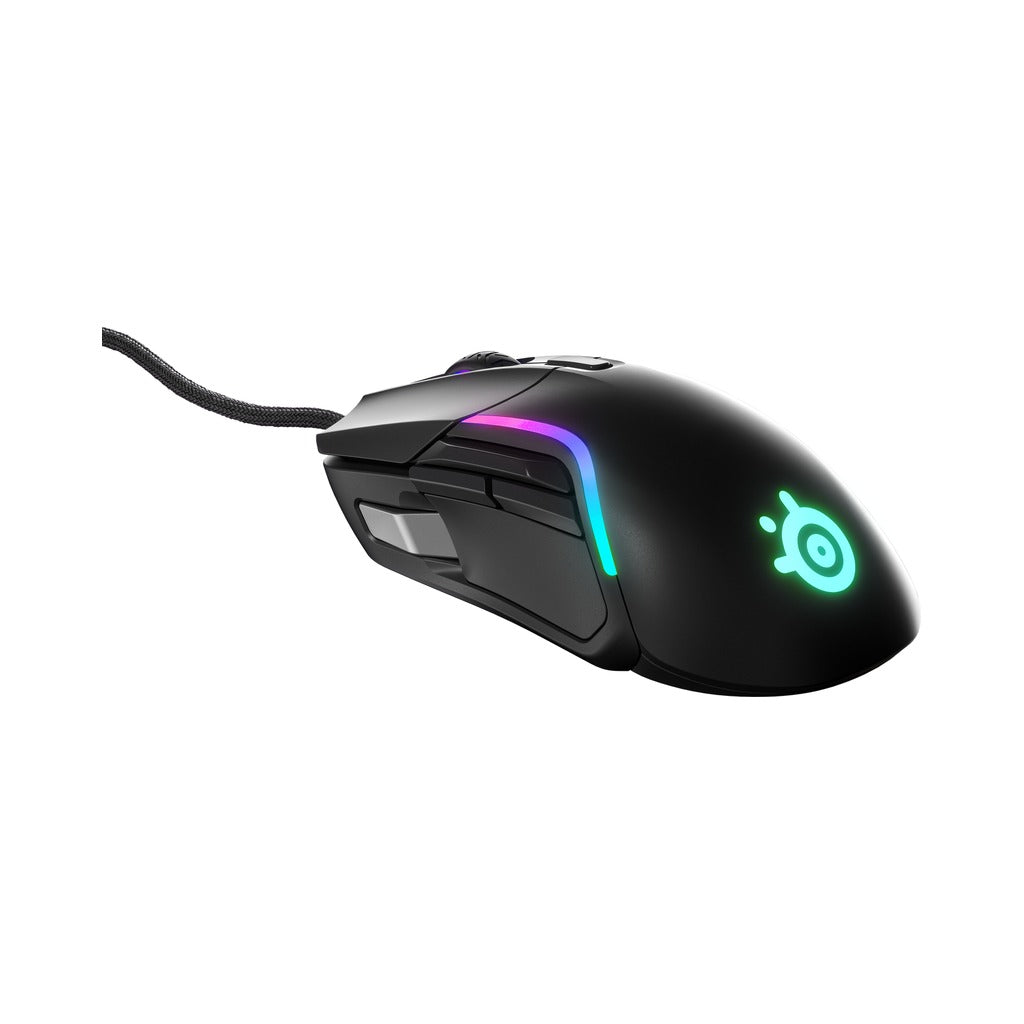 SteelSeries Rival 5 Wired Gaming Mouse - Black - view 2
