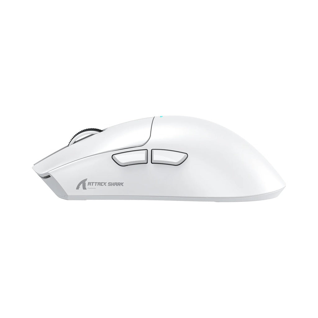 Attack Shark X11 Tri-Mode Wireless Gaming Mouse with Charging Dock - White - view 2
