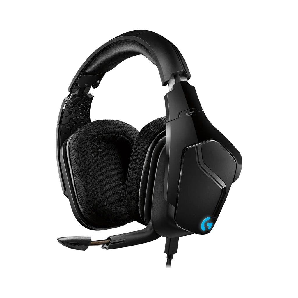 Logitech G635 7.1 LIGHTSYNC Wired Gaming Headset - Black - view 2