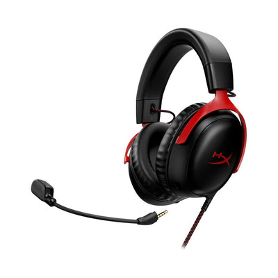 HyperX Cloud III Wired Gaming Headset - Black-Red - view 3