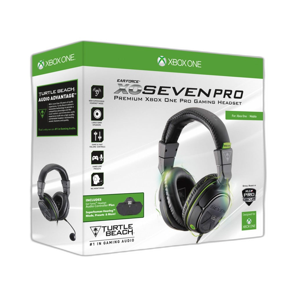 Turtle Beach Ear Force XO Seven Pro Gaming Headset for Xbox One - Black/Green - view 3