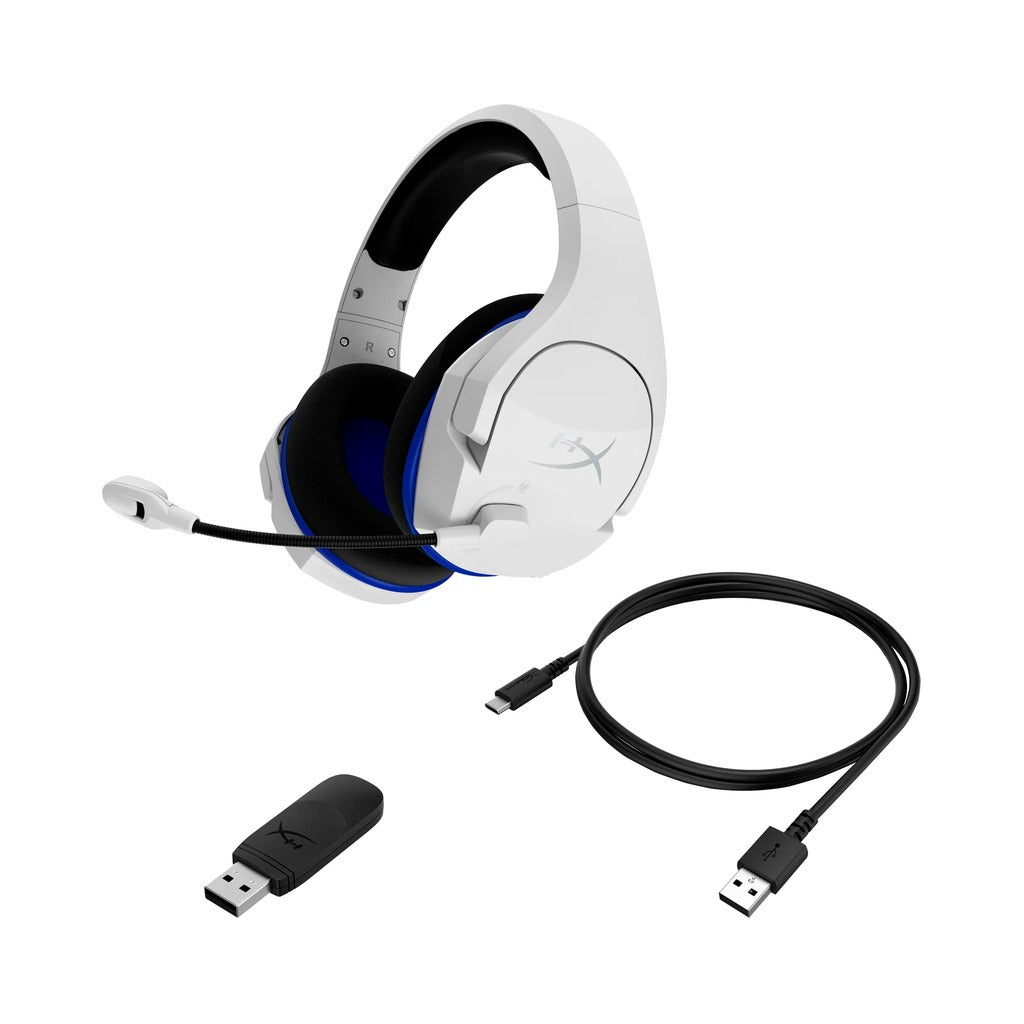 HyperX Cloud Stinger Core Wireless Gaming Headset for PlayStation - White-Blue - view 4
