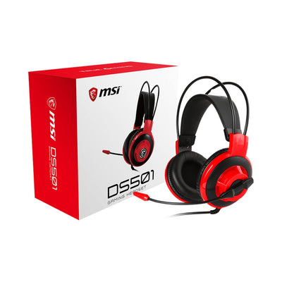 MSI DS501 Gaming Headset - Black/Red - view 4