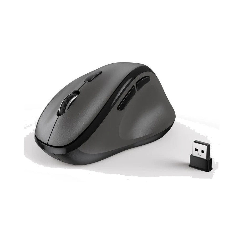 Micropack Ergonomic Silent Wireless Mouse 1600 CPI (MP-V01W) - Gray / Black