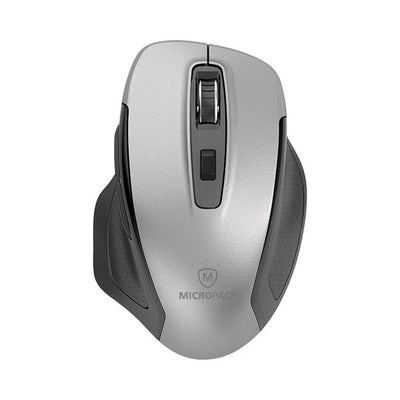 Micropack Speedy Pro Dual-Receiver Wireless Mouse USB-A + USB-C (M-752W) - Gray