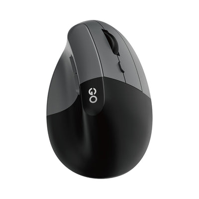 Fantech W195R Go Comfy Rechargeable Vertical Wireless Mouse, Silent Click - Gray