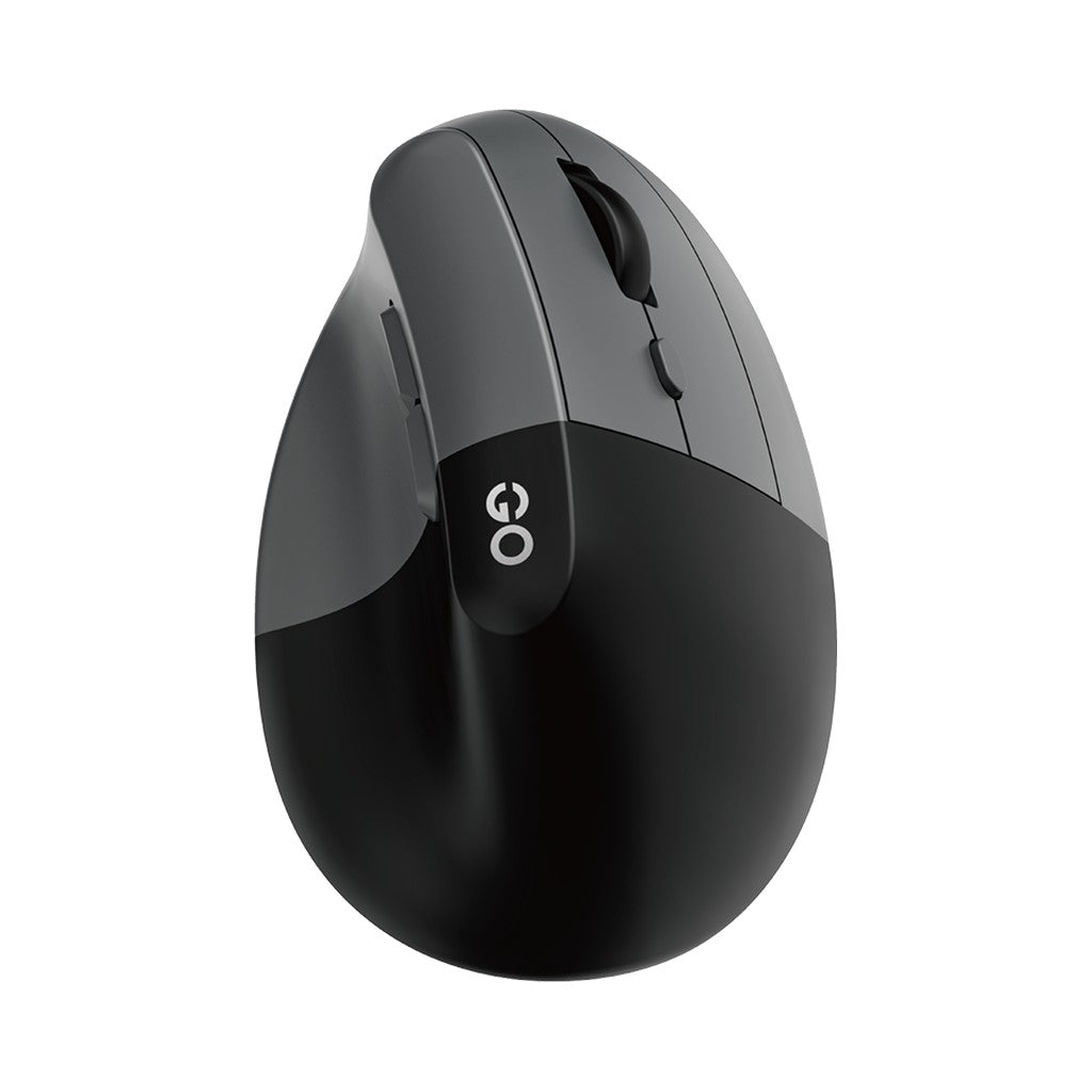 Fantech W195R Go Comfy Rechargeable Vertical Wireless Mouse, Silent Click - Gray