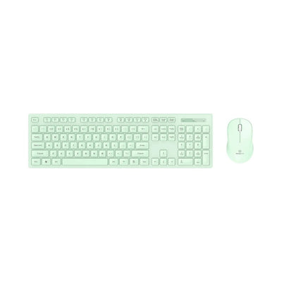 Micropack KM-237W Wireless Keyboard & Mouse Combo, 2.4GHz - Green