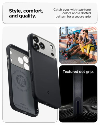 Spigen Nano Pop for Apple iPhone 17 Pro Max (Black/Gray)